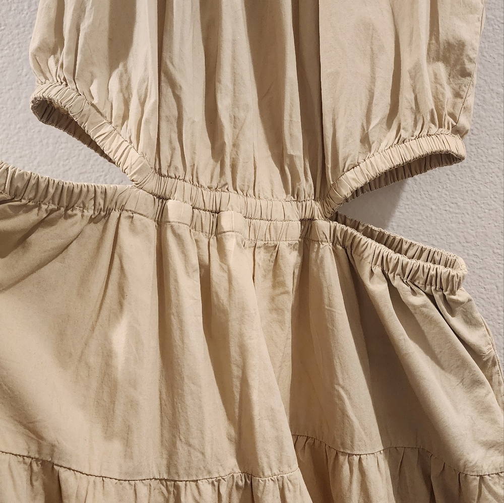J. Crew Backless Tan Dress - Picture 3 of 4